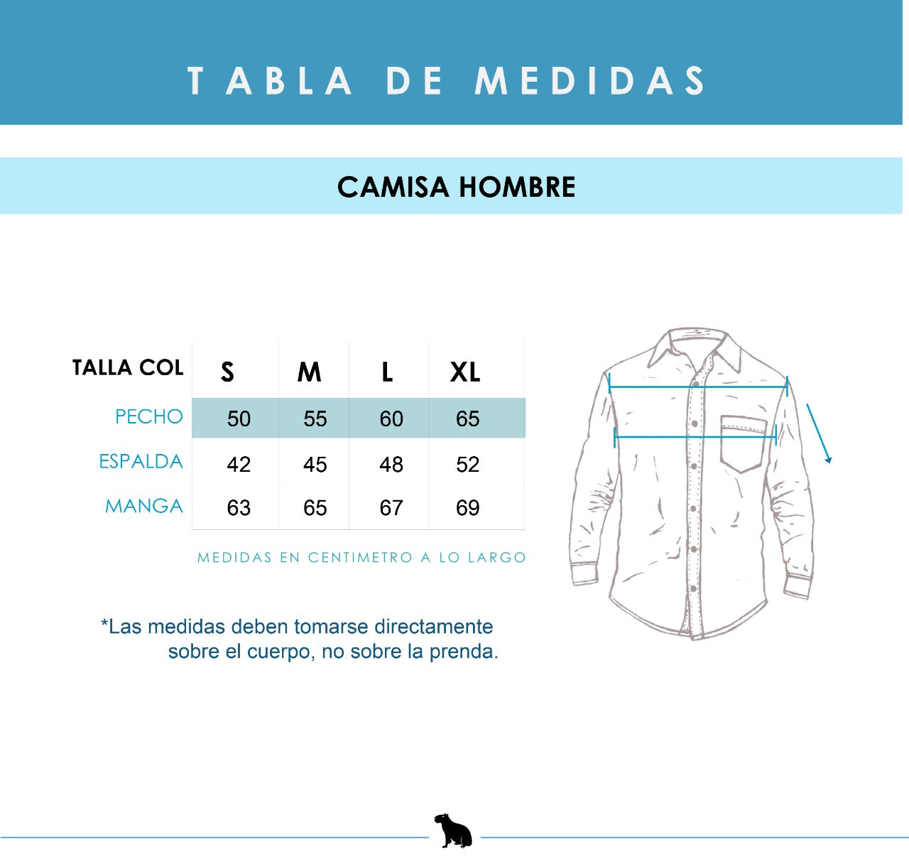 Camisa Manga Larga Lec Lee para Hombre - Blanca